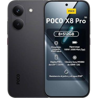 Imagem de P0cc0 x8 5g pro 256gb 8gb ram tela 6,59 lançamento 2026 x8pro, 256GB, 