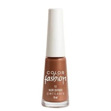 Imagem de Esmalte Color Fashion Cintilante Cor 91 Nude Querido 8ml