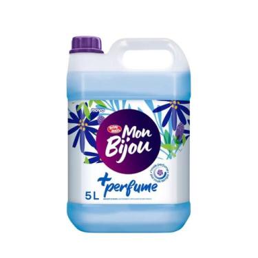 Imagem de Amaciante Mon Bijou Mais Perfume Azul 5L Galão Cápsulas Ativas Roupas 