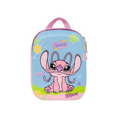 Imagem de Lancheira Angel Impermeável Costas 3D Meninas Kids Escolar Cor:Rosa - 