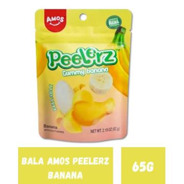 Imagem de Bala descascavel banana amos peelerz banana 65g