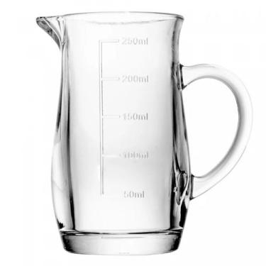 Imagem de Jarra medidora 250ml cristal ecologico vidro alça bico lyor