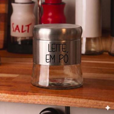 Imagem de Pote de Vidro Prata Versatile (800 ml) Leite em Pó - Wolff, Leite em P