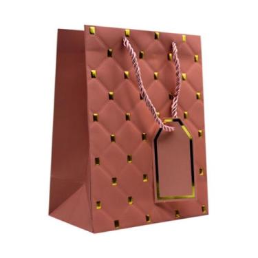 Imagem de Pacote com 12 sacolas de presente pequena 23x18 papel cores - FWB, Mar