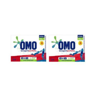 Imagem de Sabão em pó Omo lavagem perfeita 1,6kg - Rende 20 lavagens - Kit com 0