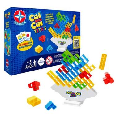 Imagem de Jogo de Equilíbrio Cai Não Cai Tetris Infantil Estrela