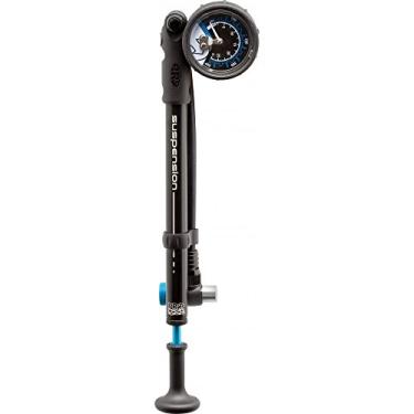 Imagem de Bomba Shimano Pro Suspensao Preta Alta Pressao 400psi Manômetro