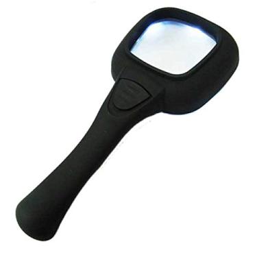Imagem de Lupa 4x - 55mm 5 LEDs e 1 LED UV