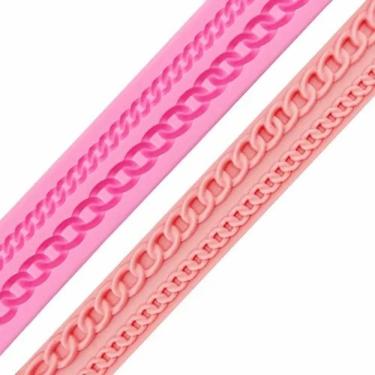 Imagem de Molde De Silicone Corrente, Cordão, Corda, Resina, Confeitaria, Biscuit Molds Planet