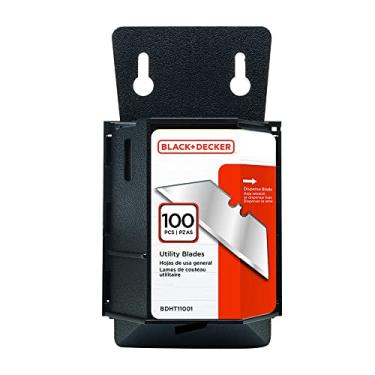 Imagem de BLACK+DECKER Lâminas de faca utilitárias, pacote com 100 (BDHT11001)
