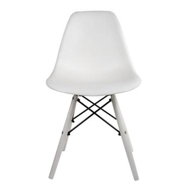 Imagem de Cadeira Eames Dkr Em Madeira E Pp White Edition Prolar