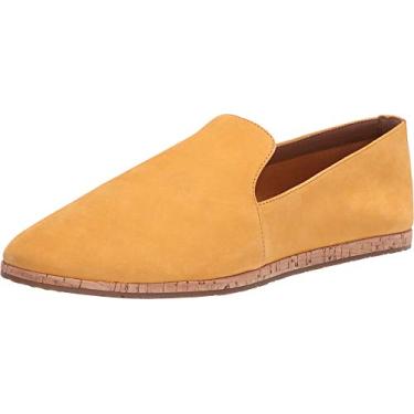 Imagem de Aerosoles Mocassim feminino Hempstead, Nobuck amarelo escuro, Medium