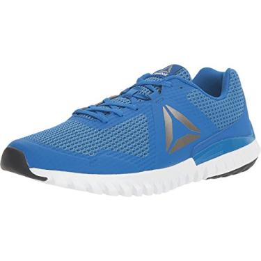 Imagem de Reebok Tênis de corrida masculino Twistform Blaze 3.0 MTM, azul/branco, tamanho 37, Azul incrível/azul corajoso/branco/preto/estanho, 38