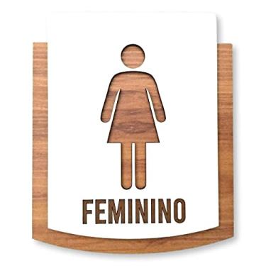 Imagem de Placa De Sinalização | Feminio - MDF 15x13cm