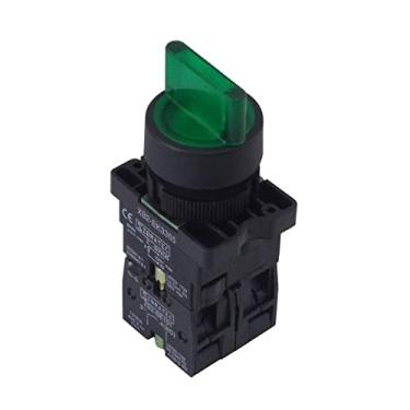Imagem de Botao Sibratec Seletor 3 Posicoes Verde 2na Iluminado 220v