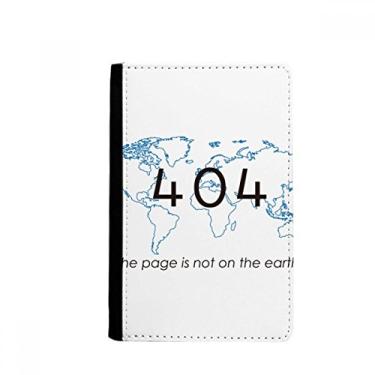 Imagem de Programmer 404 Error Page Not On Earth Passport Holder Notecase Burse Carteira Capa Cartão Bolsa, Multicolor