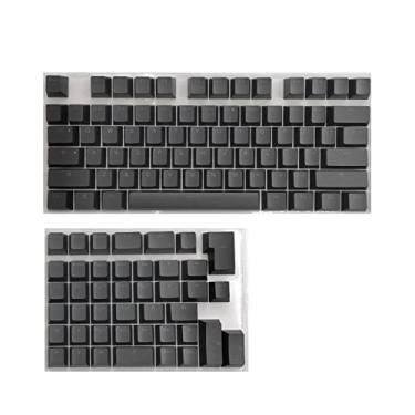 Imagem de Bothyi PBT Universal Mini Teclado Mecânico Anti DIY Personalizado Mini Peças Sobressalentes Compactas Acessórios Profissionais Conjunto de Teclas - Preto