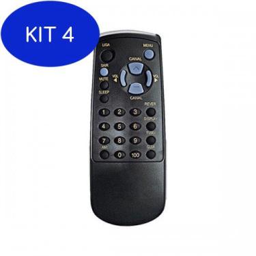 Imagem de Kit 4 Controle Remoto para TV Sharp