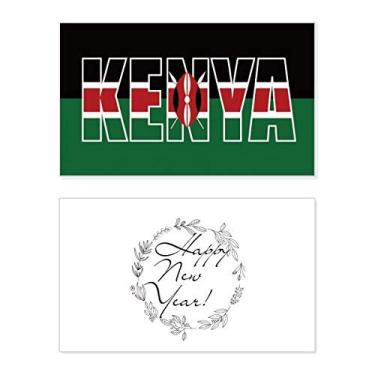 Imagem de Bandeira do país, nome do festival de ano novo, cartão de felicitações, mensagem de abençoamento presente