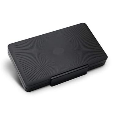 Imagem de Umidor de cigarro para viagem caixa portátil para charutos umidificador, caixa de armazenamento leve de liga de alumínio impermeável, hermética e durável – comporta 3/5 charutos – Ótimo presente para homens