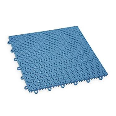 Imagem de Estrado Plástico Encaixável Modular - Link Piso - Azul (1,08M2) - Caixa com 12 placas