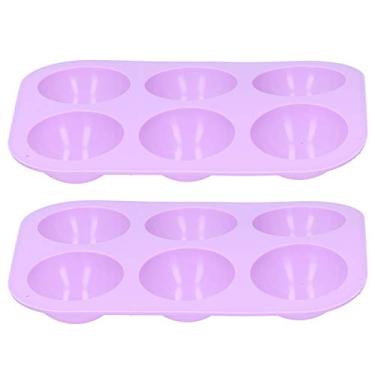 Imagem de LZKW Assar silicone, 2 peças de bolo macio multifuncional, 6 grelhas para fazer biscoitos forno de micro-ondas de chocolate para geladeira, bolo de cubo de gelo