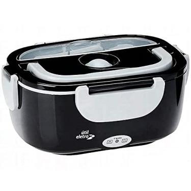 Imagem de Marmita Elétrica Aquecedor de Alimentos Portátil Esquentar Comida Com Divisórias 1,5l Útil 110/220v