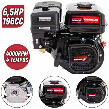 Imagem de Motor Estacionário Profissional Kawashima GE650B á Gasolina 4T 6.5hp Forte e Econômico Ideal Para Bombas de Pulverização e Irrigação