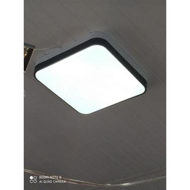 Imagem de Paflon De Led 36w Preto E Branco 40x40