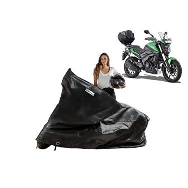 Imagem de Capa Protetora Moto compatível com Bajaj Dominar 160/200 com Baú