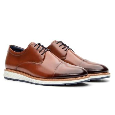 Imagem de Sapato Oxford Brogue Derby Couro Premium Masculino Bigioni