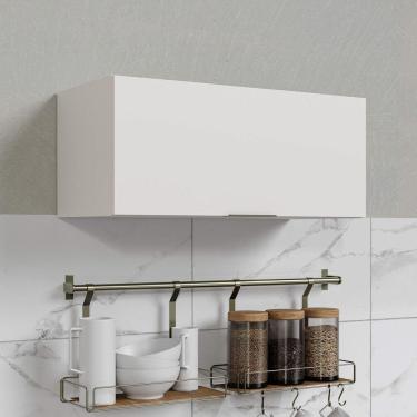 Imagem de Armário Aéreo Porta Basculante Ipanema CabeCasa MadeiraMadeira Branco