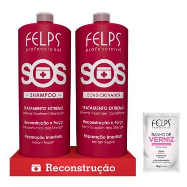 Imagem de Felps Kit Sos Shampoo & Condicionador Tratamento Extremo
