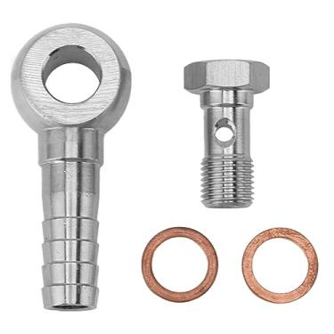 Imagem de Kit de Arruelas de Parafuso Banjo, Parafuso Banjo de Freio M10 X 1,0 a 0,25 Pol Adaptador de Parafuso Banjo de Linha de Freio Com Arruelas para Conexões de Tubulação
