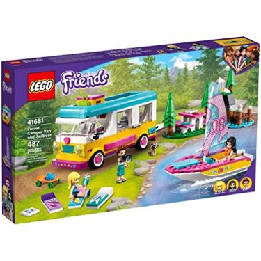 Imagem de 41681 LEGO® Friends Trailer e Barco à Vela na Floresta; Kit de Construção (487 peças)