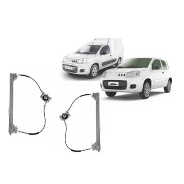 Imagem de Par Maquina Vidro Uno 2p 2011.. Fiorino Vivace 2014.. Dir +