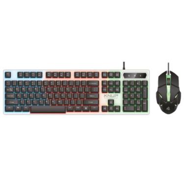 Imagem de Teclado e Mouse Gamer Led Rgb Abnt2 Knup KP-TE124