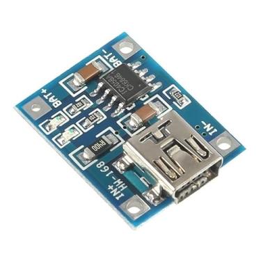 Imagem de SMART COMPONENTES ELETRONICOS Módulo Carregador Bateria Litio Tp4056 Mini Usb Hw-168 - 4.2V