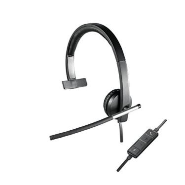 Imagem de Logitech Fone de ouvido USB, 981-000514 (Logitech USB Headset Mono H650e - Headset)
