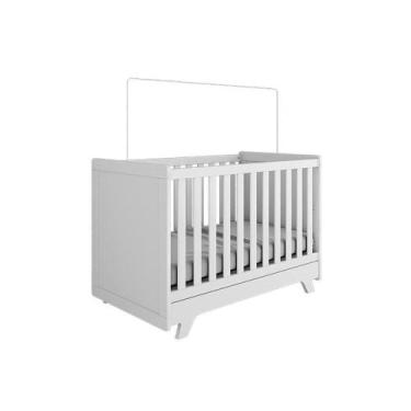 Imagem de Berço Mini Cama Infantil Peroba Retrô Branco - Móveis Peroba