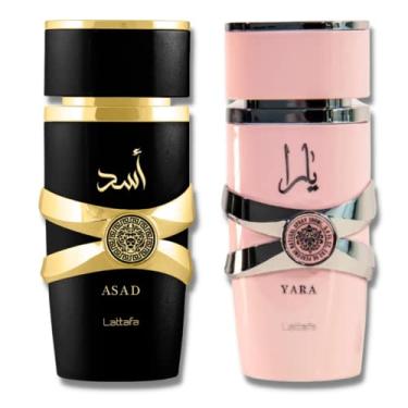Imagem de Lattafa Perfumes Asad & Yara (embalagem extra) EDP-100 ml | Sândalo, almíscar, baunilha, madeiras, patchouli.