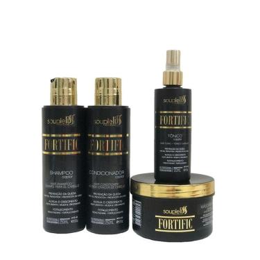 Imagem de Kit Fortific Souple Liss Uso Diário Manutenção Anti Queda 300ml