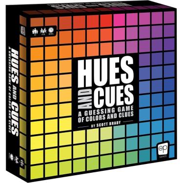 Imagem de Jogo de tabuleiro USAPOLY HUES and CUES Connect Clues Colors 8+