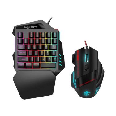 Imagem de  Teclado mecânico Gamer Mouse Mini 35 teclas para uma mão