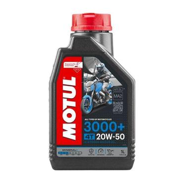 Imagem de Óleo De Motor Motul 3000 20w50 4T 1 Litro Para Moto