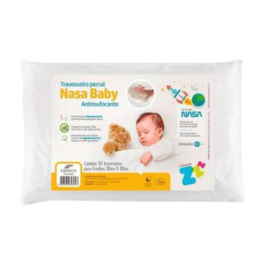 Imagem de Travesseiro Antissufocante Para Bebê Nasa Infantil Fibrasca By4801
