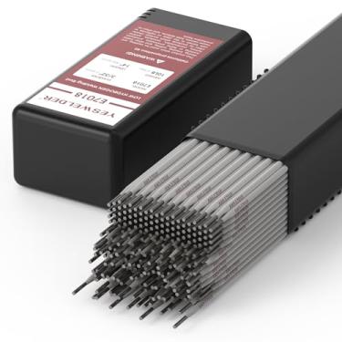 Imagem de YESWELDER E7018 3/32" 4,5 kg, haste de soldagem, eletrodos de aço carbono de baixo hidrogênio