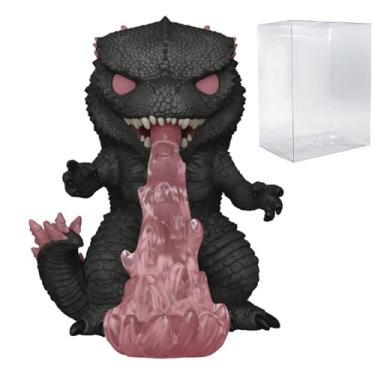 Imagem de POP Filmes: Godzilla x Kong: O Novo Império – Boneco de vinil Funko Godzilla com Heat-Ray (incluído com caixa protetora compatível), multicolorido, 3,75