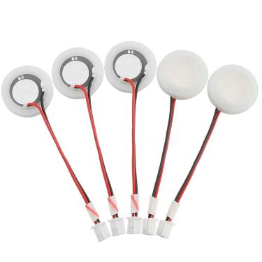 Imagem de MEETOOT Pacote com 5 discos de cerâmica de névoa ultrassônica de 20 mm com fio e anel de vedação