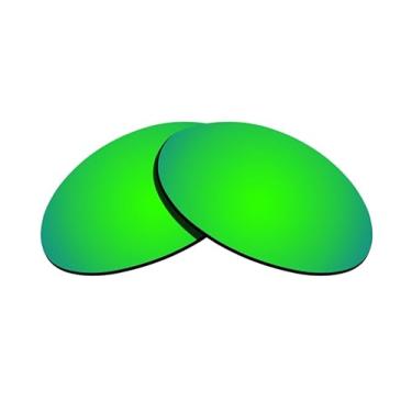 Imagem de Lentes de reposição polarizadas para Oakley Eye Jacket Redux - Cores (revestimento verde espelhado)